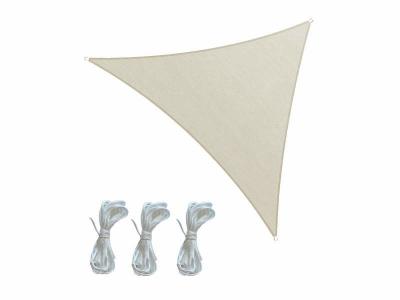 MOBILI REBECCA Rebecca mobili voile d'ombrage kola 500x500x500 polyester imperm&eacute;able acier blanc cr&egrave;me RE6974 