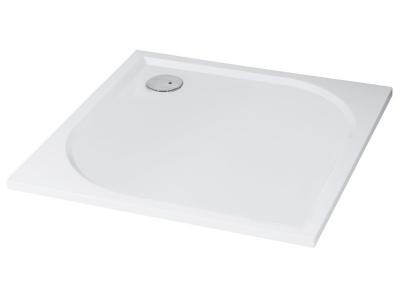 ONDEE Receveur HESTIA - Antid&eacute;rapant - 80x100cm - R&eacute;sine - Blanc - Extra-plat