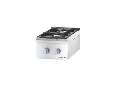 STALGAST R&eacute;chaud &agrave; Gaz &agrave; Poser 2 Br&ucirc;leurs 8.5 kW (3.5 + 5) - G20 ou G30 - 