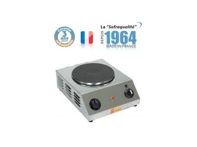  R&eacute;chaud Electrique Professionnel - 1 plaque - Diam&egrave;tre 220 mm - Sofraca -