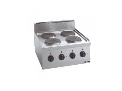 BARTSCHER R&eacute;chaud &agrave; 4 plaques &eacute;lectriques prof. 600