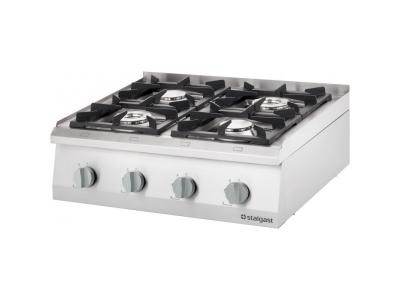 STALGAST R&eacute;chaud Gaz &agrave; Poser 4 Br&ucirc;leurs 20.5 kW (3.5 + 2x5 +7) - G20 ou G30 - 