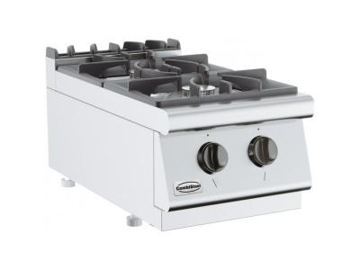 GENERIQUE R&eacute;chaud Gaz Professionnel de 2 &agrave; 6 Feux Vifs - Gamme 700 - Combisteel - 400x700 