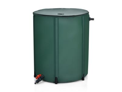 COSTWAY R&eacute;cup&eacute;rateur d'eau de pluie pliable  - 225 L - PVC - Robinet et filet filtrant pour jardin