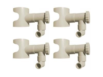 CAPT EAU R&eacute;cup&eacute;rateur d'eau pour goutti&egrave;re Circulaire Lot de 4
