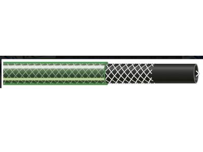 RIBIMEX Ribiland - Tuyau TUBIDRO guipe vert translucide 50m diam 19mm - PRTG50V19