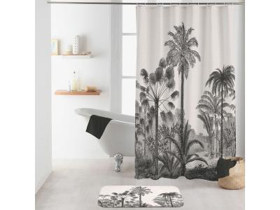PARIS PRIX  - Rideau De Douche cocoty 180x200cm Blanc