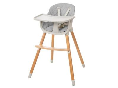 ROBA  2 en 1 Chaise Haute ""Style Up Wood"" + Rembourrage de si&egrave;ge 7575GA
