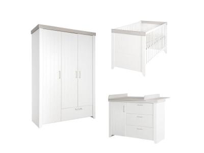 Chambre Roba Wilma - Blanc / Luna elm