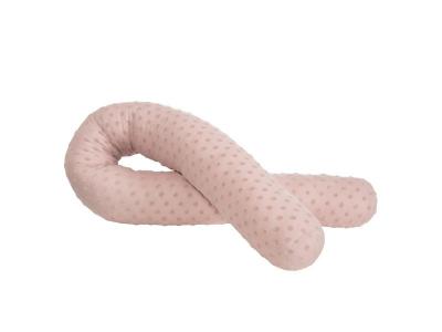ROBA  Traversin - Tour de Lit B&eacute;b&eacute; ""Lil Planet"" 170x12 - Certifi&eacute; GOTS - Rose