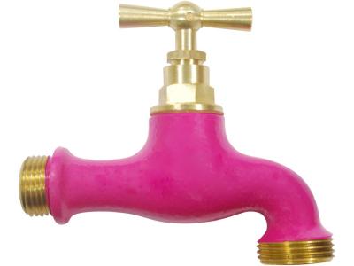 BOUTTE  - Robinet laiton color&eacute; Rose