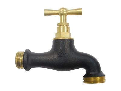 BOUTTE Boutt&eacute; - Robinet d'arrosage bicolore Noir, 15x21/20x27 