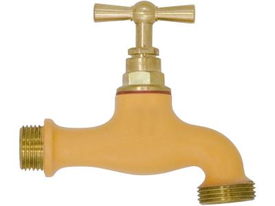 BOUTTE  - Robinet laiton color&eacute; ocre