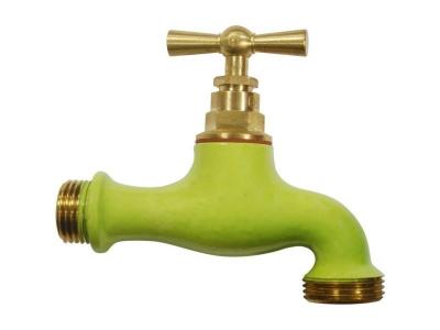 BOUTTE Boutt&eacute; Robinet Laiton de Couleur-Entr&eacute;e 15 x 21 Nez 20 x 27 Vert anis