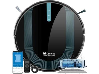 PROSCENIC Robot Aspirateur 805T - 3000Pa 2600mAh 120min Autonomie Navigation Gyroscopique.