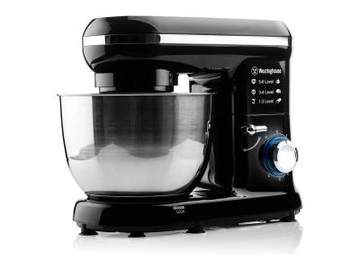 WESTINGHOUSE Robot de cuisine  - robot de cuisine avec crochet &agrave; p&acirc;te, batteur et fouet - noir 