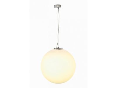 SLV Rotoball 50 suspension, gris argent blanc, e27 &eacute;co. &Eacute;nergie, max. 24w