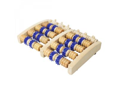 VIVEZEN  - Rouleau de massage en bois pour pieds - 27 x 18 cm