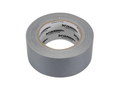 FIXMAN  - adh&eacute;sif toil&eacute; ultra robuste 50 mm x 50 m argent&eacute; 188824