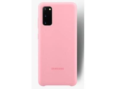 SAMSUNG  ef-pg985tp - coque silicone galaxy s20+ rose