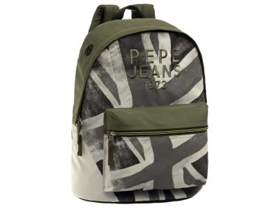 PEPE JEANS  Otto Set de Sac Scolaire, 42 cm, Vert 6272351
