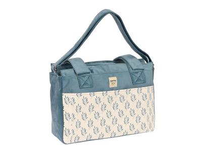 SAFTA Sac &agrave; langer  leaves turquoise (46 x 26 x 15 cm)