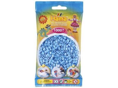 HAMA Iron-on Beads - Pastel Blue (046), 1000pcs.