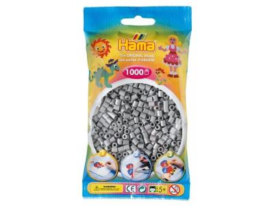 HAMA Sachet de 1000 perles a repasser midi gris - loisirs creatifs - 207-17