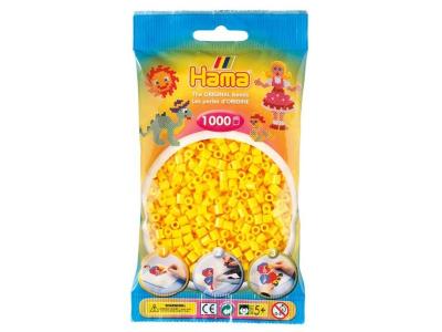 HAMA Sachet 1000 Perles Plastique Jaune
