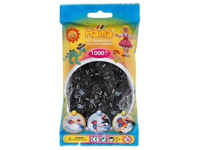 HAMA Sachet de 1000 perles midi noir - 