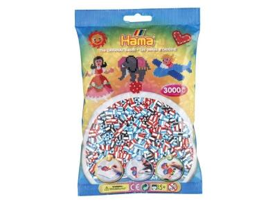 HAMA Sachet de 3000 perles  midi : perles bicolores  