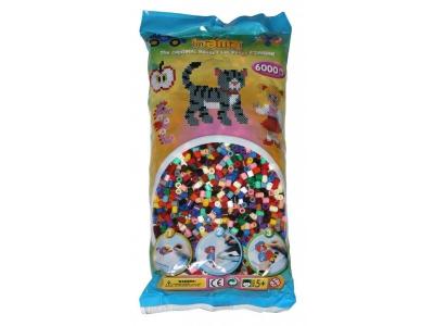 HAMA  Perles &agrave; repasser midi, mix de couleurs, en sachet