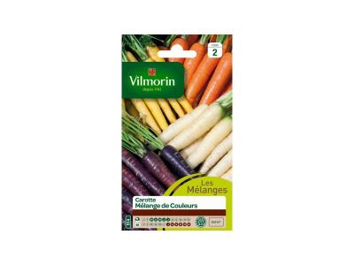 VILMORIN  - Sachet graines Carottes m&eacute;lange de couleurs