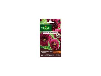VILMORIN  - Sachet graines Cosmos double Click Carmin