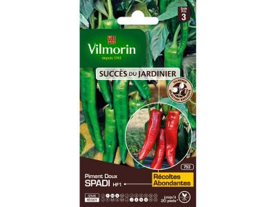 VILMORIN Poivron Doux Spadi HF1 - Graines d'Exception 