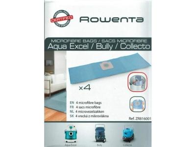 Sacs Microfibre (X4) Pour Aspirateur Gamme Aqua Excel, Bully & Collecto Rowenta