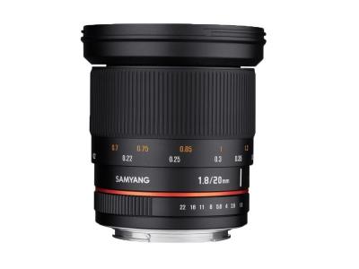 SAMYANG Objectif 20mm f/1,8 ed as umc compatible avec sony e