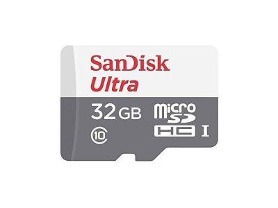 SANDISK Carte m&eacute;moire flash  Ultra - 32 Go - Class 10 - microSDHC UHS-I