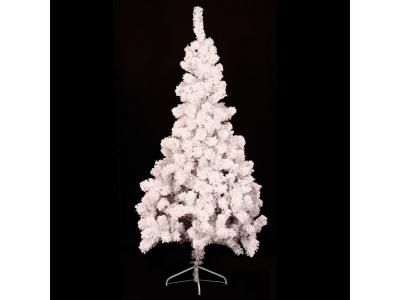 Sapin de No&euml;l 150 cm artificiel blanc 