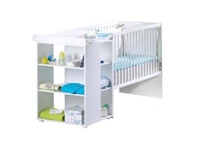 SAUTHON  eloi lit combin&eacute; 3 en 1 &eacute;volutif 60 x 120 en 90x190 cm - blanc 
