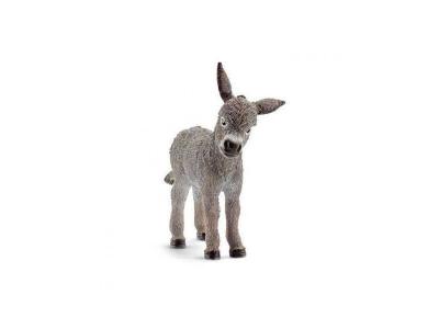 SCHLEICH  Farm Yard Donkey Foal Figure Marron