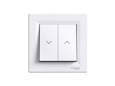 SCHNEIDER ELECTRIC Interrupteur pour volet roulant va-et-vient encastrable Asfora 10 A