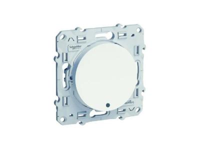SCHNEIDER ELECTRIC Interrupteur va et vient lumineux Odace 230 V blanc
