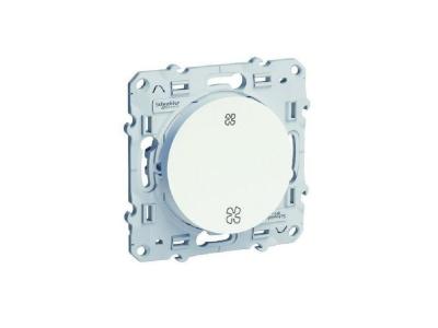 SCHNEIDER ELECTRIC Interrupteur commande VMC - 2 vitesses - SCHNEIDER Odace - blanc