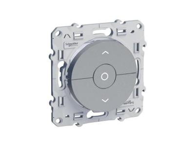 SCHNEIDER ELECTRIC  Interrupteur volets roulants Odace aluminium 230 V