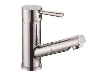 SCHUTTE Sch&uuml;tte - Mitigeur de lavabo avec spray r&eacute;tractable cornwall Argent