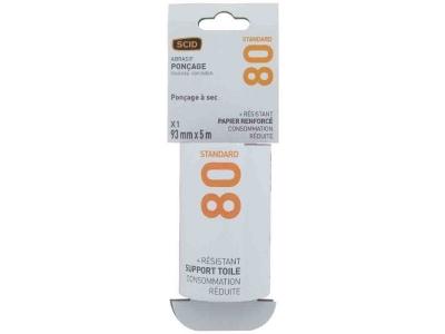 SCID Rouleau abrasif grain 80 - 5 m x 93mm