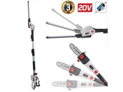  Scie &agrave; ebrancher taille haies sur perche 20v - xperformer xp2psth20li - portatif - outil seul sans batterie ni chargeur 