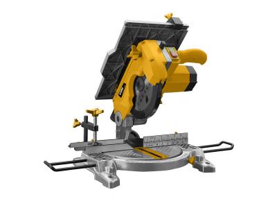 VITO Scie &agrave; onglet &Oslash;210mm Combin&eacute;e 1200W Avec d&eacute;ligneuse Plateau de d&eacute;coupe Angles de coupe 