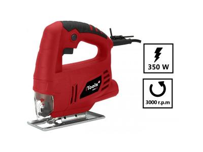 ITOOLS Scie sauteuse 350W coupe &agrave; 45&deg; - protection de lame Lame et jeu de brosses de charbon